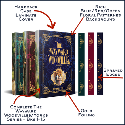 SPECIAL BESPOKE EDITION The Wayward Woodvilles V1, V2 & The Wayward Yorks V1 Hardback (no sleeve)